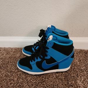 Nike Dunk Sky Hi Blue and Black